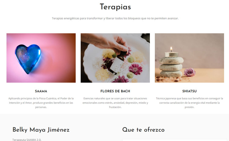 Web Terapias Belky Jiménez